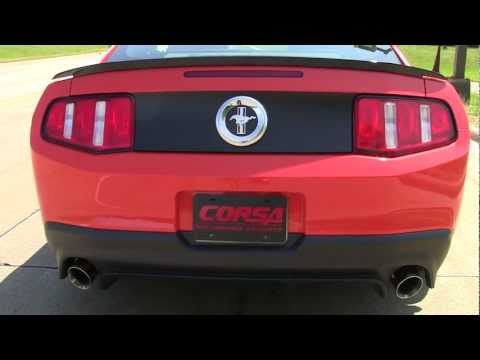 Hear the CORSA Performance 2011-2014 Ford Mustang Gt Boss 302 Exhaust System Xtreme Sound Level