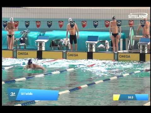 Serie 4 dei 50 Farfalla  Assoluti Maschi Master - Campionati Regionali Masters 2014 di Veneto e Fri