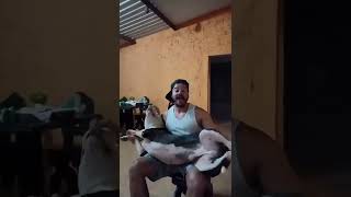 Cute Dogs & Man Doing Funny Things Compilation 2022/Naughty pet owner/try not to laugh/Puppies