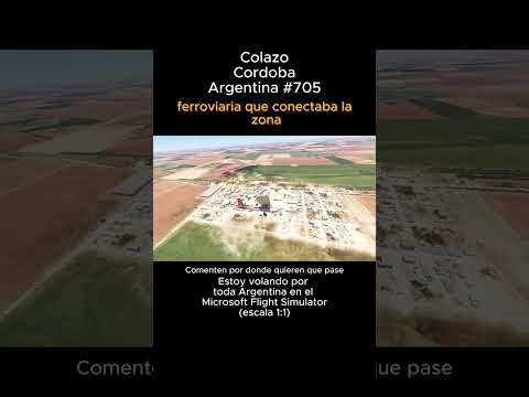 Colazo, Cordoba desde el Microsoft Flight Simulator #colazo #cordoba #msfs #joaha45 #argentina