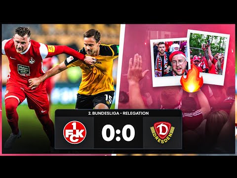 Komplette ESKALATION am Betzenberg 👹🔥Kaiserslautern vs Dresden RELEGATION Stadion VLOG !!