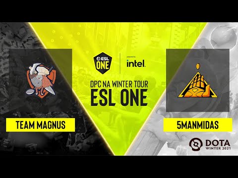 Dota2 - Team Magnus vs. 5manmidas - Game 1 - DPC NA Winter Tour - ESL One