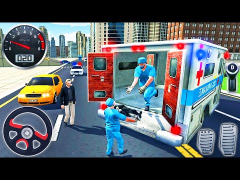 Ambulance Animals Dog Rescue Driver Simulator - Emergency Van Driving City 3D - Android GamePlay