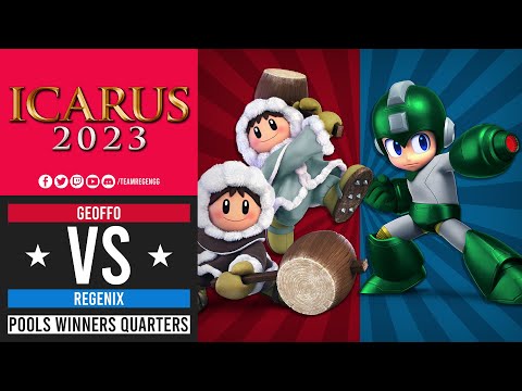 Icarus 2023: Pools Winners Quarters - TND| Regenix (Megaman) Vs UoS AMS| Geoffo (Ice Climbers)