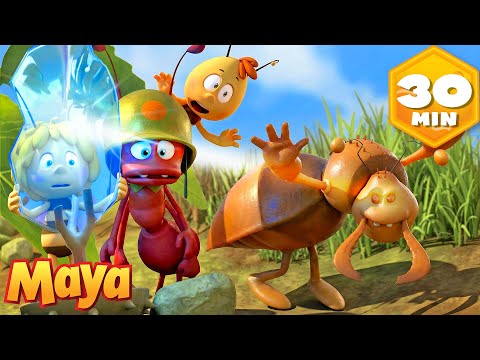 The Ant-Lion Attack: Maya Saves the Day! 🐝 Maya The Bee | Cartoon for Kids