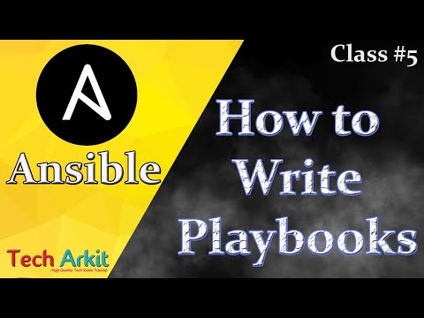 Ansible Tutorial Class 5 | How to Write First Ansible Playbook | Tech Arkit
