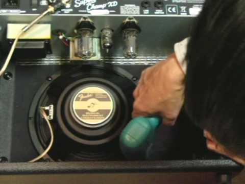 Speaker unit exchange(Fender Super champ XD)