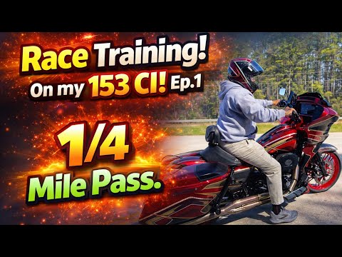 Training to Race On My 153 CI CVO Road Glide!