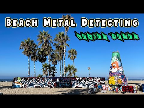 Minelab Manticore Metal Detecting at At Venice Beach California