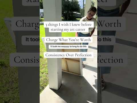 3 things I️ wish I️ knew before diving into my art career. #artmarketingtips #yourart #artistadvice