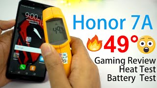 Honor 7A Gaming Review Heat Test and Battery Drain Test