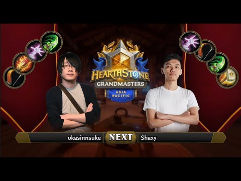 okasinnsuke vs Shaxy | 2021 Hearthstone Grandmasters Asia-Pacific | Top 8 | Season 2 | Week 1