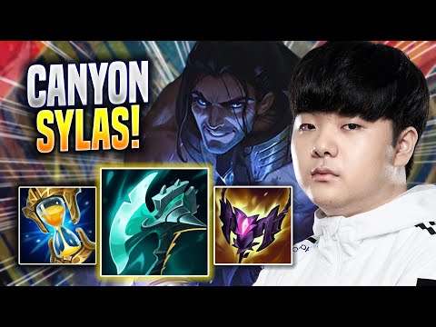 CANYON DESTROYING WITH SYLAS! - DK Canyon Plays Sylas JUNGLE vs Wukong! | Season 2023