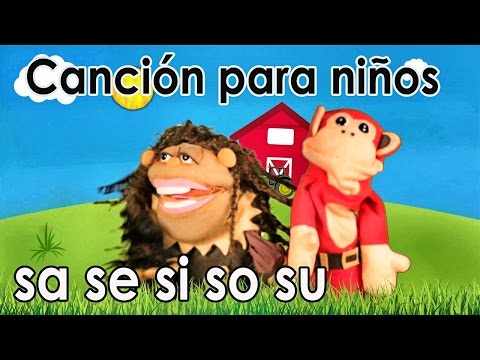Canción sa se si so su - El Mono Sílabo - Videos Infantiles - Educación para Niños #