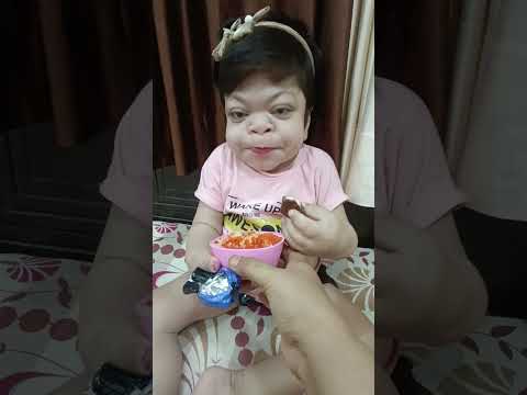 Aliza eating chocolate #No chocolate only halwa #Baby crying 😭