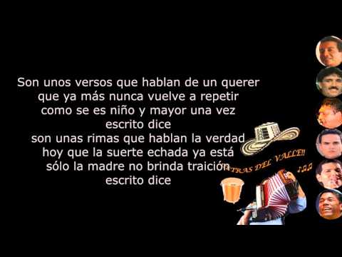 La Suerte Está Echada - Diomedes Díaz (Letra)