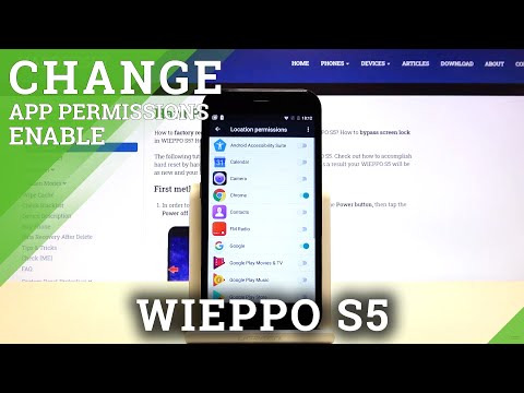 How to Manage Apps Permissions on Wieppo S5 - Set Up App Settings