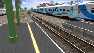 Trainz Simulator Addons Indonesia - Krakatau Train Depart From Kutoarjo Station