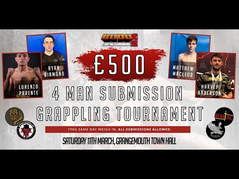 Fight 9 - Grappling Semi Final   Ryan Diamond V Matthew MacLeod