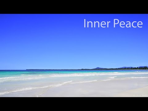 Inner Peace - Sound of Ocean Waves and Native American Flute - Calming Meditation Music