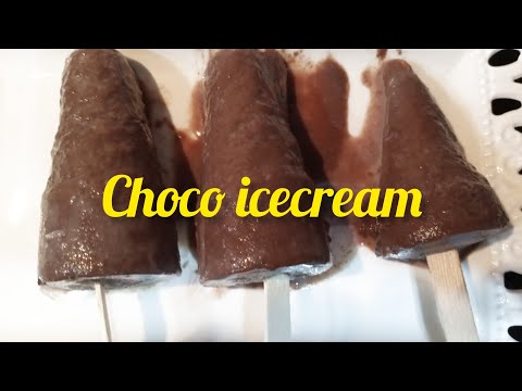 #Choco#Icecream||Easy Recipe by shameem's kitchen ||In urdu Hindi