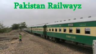 preview picture of video '16 Dn Karachi Express Passing DBJ Power # ZCU-30 6325'