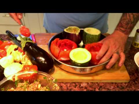 Stuffed Peppers, Tomatoes & Eggplant | Greek Gemista Recipe | Γεμιστά