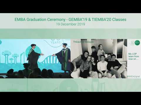 EMBA Graduation 2019 - Awards of Diplomas