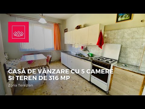 Casa De Vanzare In Sibiu - 5 Camere - Teren 316 mp - Zona Terezian