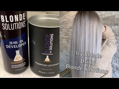 Icy Blonde Using BLONDE SOLUTIONS | Foiling Babylights