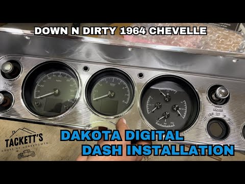 Down N Dirty 64 Chevelle Build | Dakota Digital Dash Installation