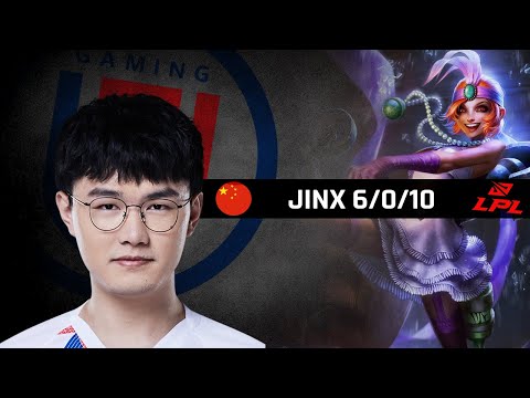 Highlights LGD Eric with Jinx - LPL Spring 2022