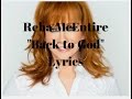 Reba McEntire Back To God Lyrics