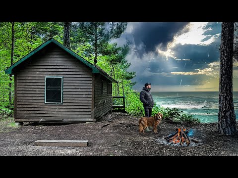 Surviving Thunderstorms & Bears at Remote Island on Lake Superior