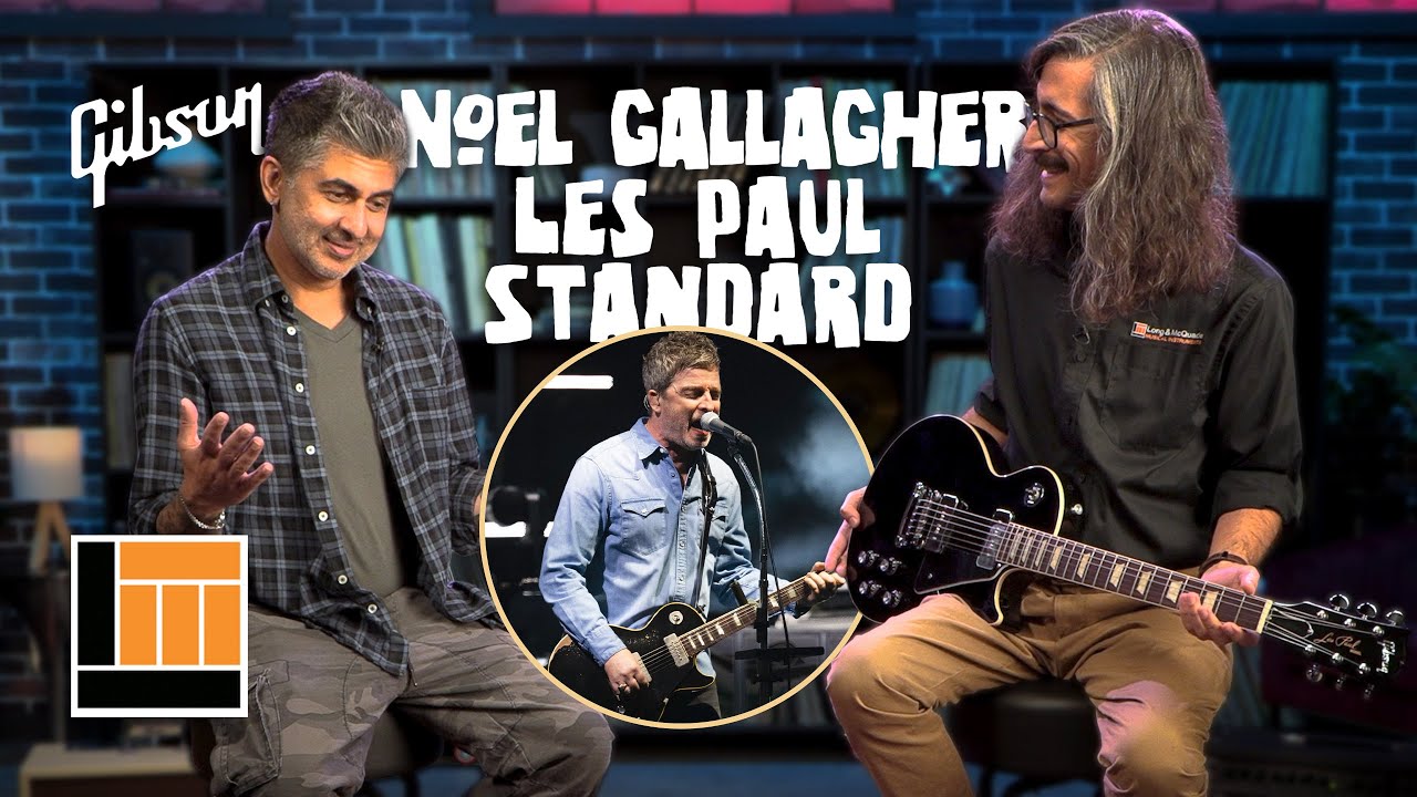 Limited Edition Noel Gallagher Gibson Les Paul Standard 🍾💥 - YouTube