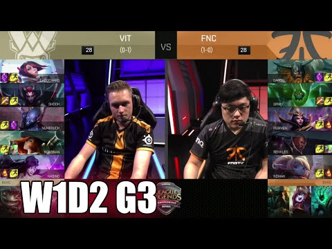 Vitality vs Fnatic | Week 1 Day 2 S6 EU LCS Spring 2016 | VIT vs FNC G1 W1D2