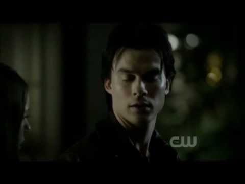Damon kisses Elena - The Vampire Diaries Season 3 Episode 10 The New Deal - End Scene
