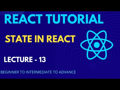 React JS tutorial - 13 | State in React - Declarative vs Imperative programming | react js course