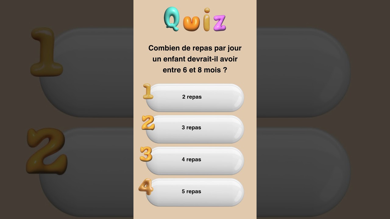 Quiz bébé