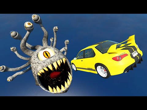 Jumping In The Mouth Beholder - Beamng Drive