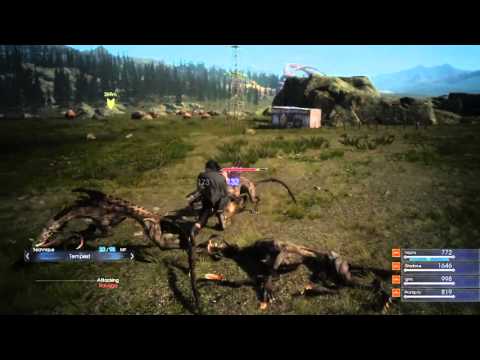 First Sabertusk Fight | Final Fantasy XV Episode Duscae 2.0 Gameplay