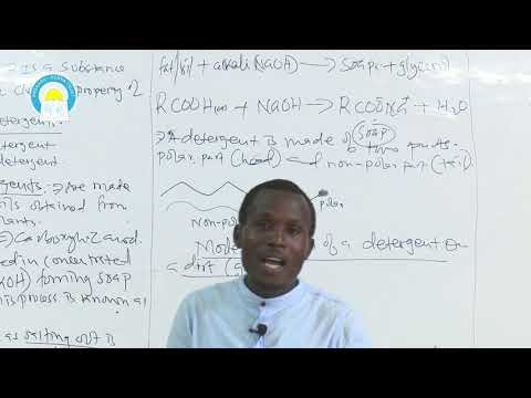 Form 4 - Chemistry - Topic: Organic Chem(II) (Lesson_3; Detergents, By; Tr.  Bakari Musa