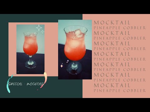 Pineapple Cobbler Mocktail
