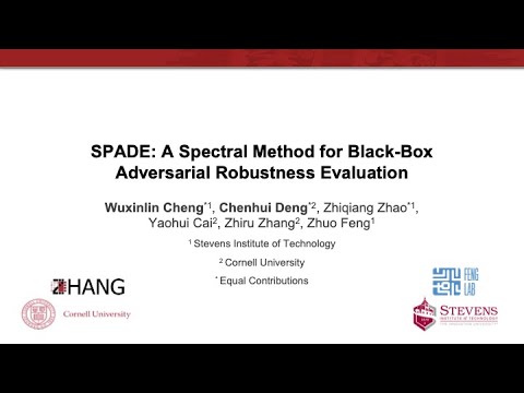 [ICML'21] SPADE: A Spectral Method for Black-Box Adversarial Robustness Evaluation