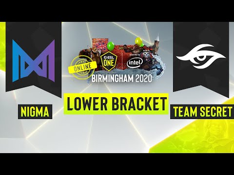 Dota2 - Team Secret vs. Team Nigma - Game 3 - ESL One Birmingham 2020 - Lower Bracket - EU
