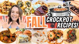 🍂10 BEST🍂 Fall Crockpot Recipes: Perfect Comfort Food!