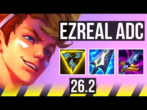 EZREAL & Karma vs JINX & Lulu (ADC) | Good KDA: 9/1/9 | KR Master | 26.2