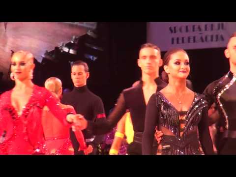 00308 WDSF International Open Latin - 1/2 fin - ABORA cup. Baltic Grand Prix 2018.