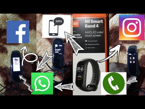 Mi Smart Band 4|| New features || Password|| sms ,call, Facebook, WhatsApp, Instagram notification.