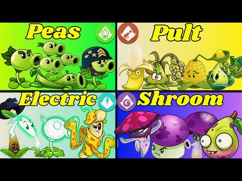 Random 16 Teams 3 Plants Battlez -Which Team Plant Will Win- Pvz 2 team plant Vs team plant
